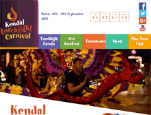 Tablet Screenshot of kendaltorchlightcarnival.co.uk